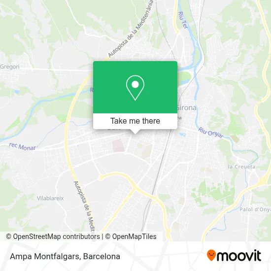 Ampa Montfalgars map