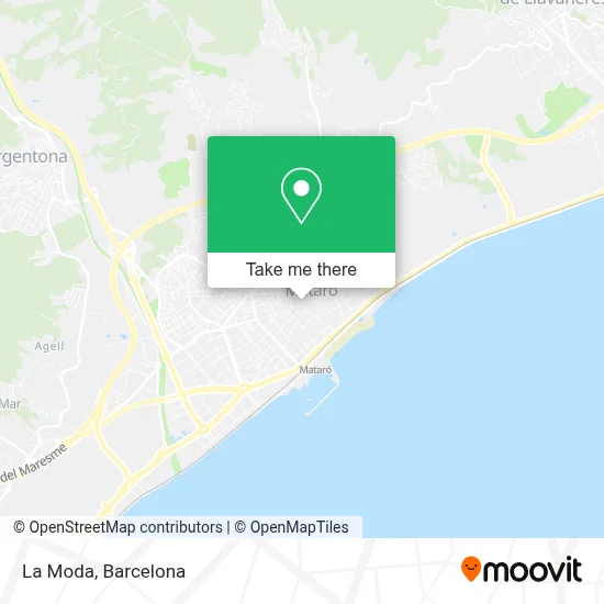 La Moda map