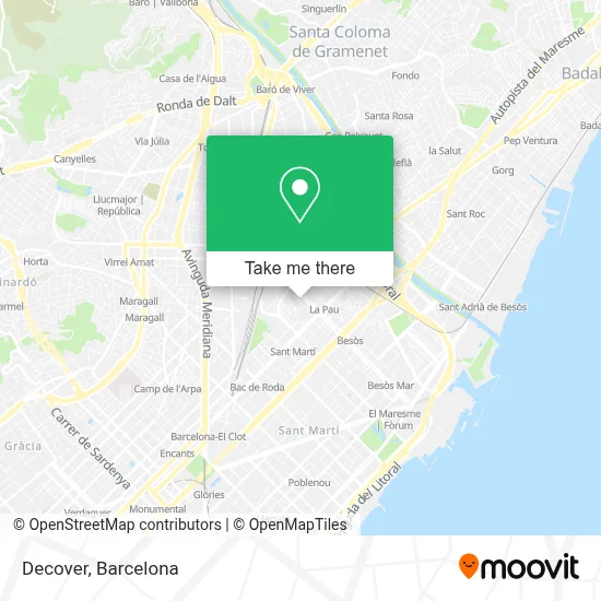 Decover map