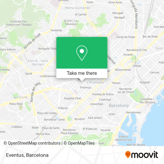 Eventus map