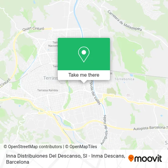 Inna Distribuiones Del Descanso, Sl - Inma Descans map