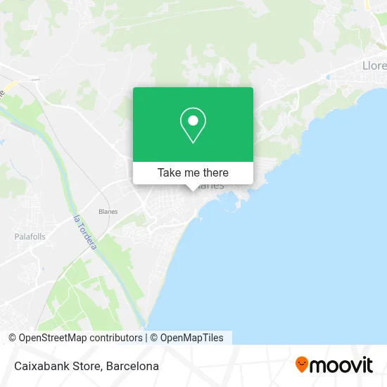 Caixabank Store map