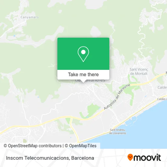 Inscom Telecomunicacions map