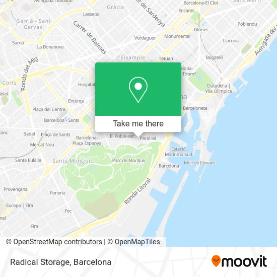 Radical Storage map