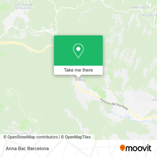 Bar Anna map