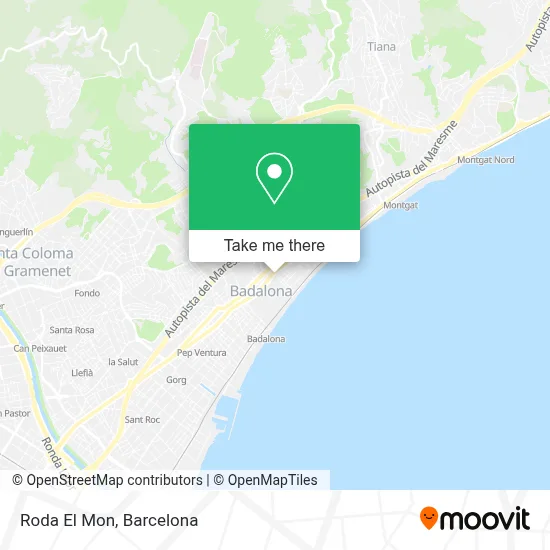 Roda El Mon map