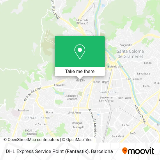 DHL Express Service Point (Fantastik) map