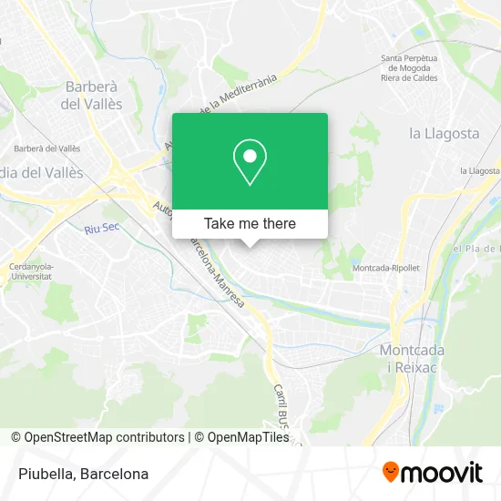 Piubella map