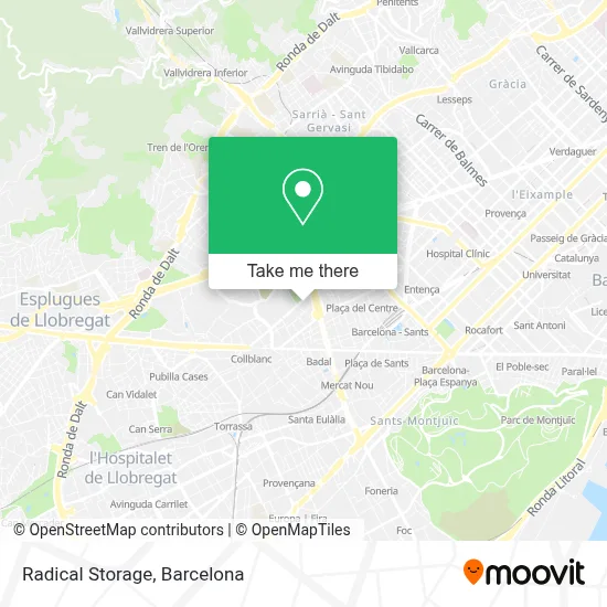 Radical Storage map
