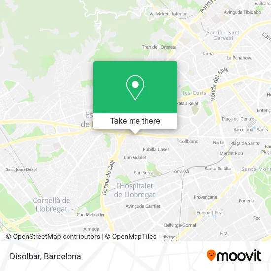 Disolbar map