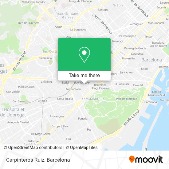 Carpinteros Ruiz map