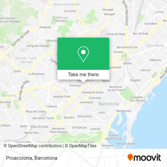 Proacciona map