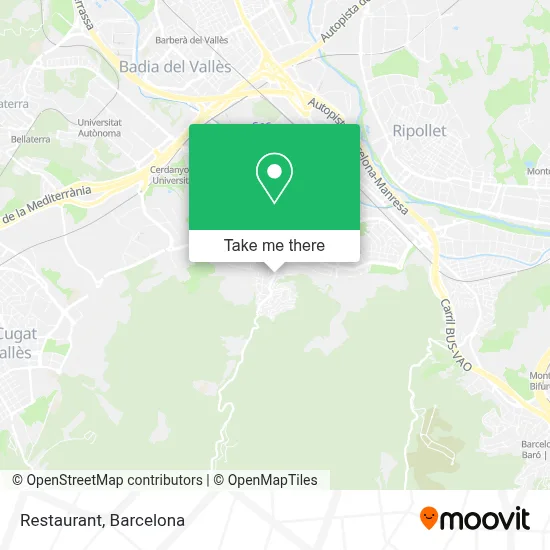 Restaurant map