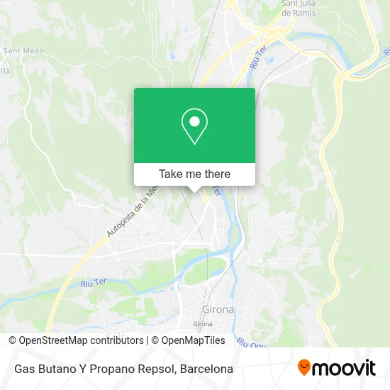 Gas Butano Y Propano Repsol map