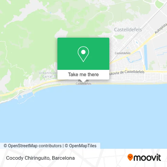 Cocody Chiringuito map