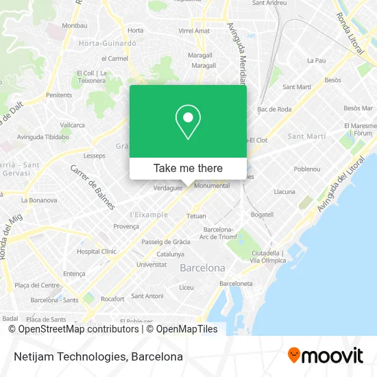 Netijam Technologies map