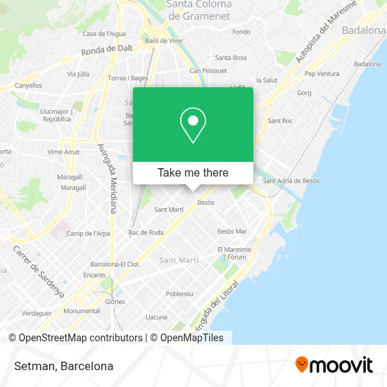 Setman map