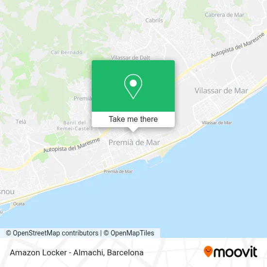 Amazon Locker - Almachi map