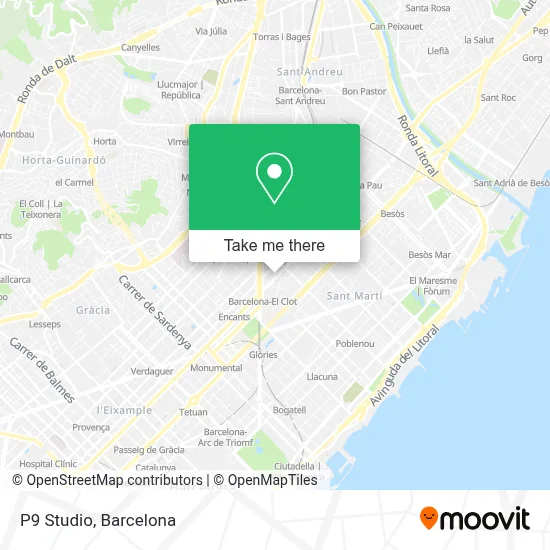 P9 Studio map