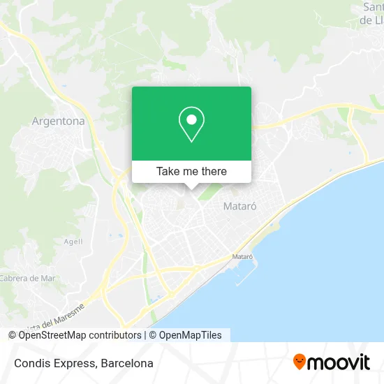 Condis Express map