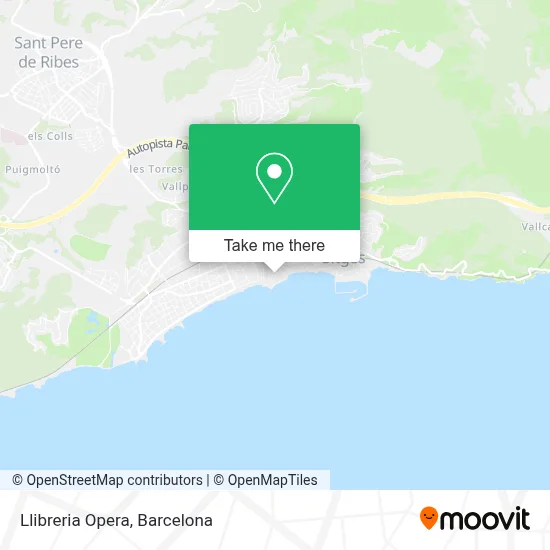 Llibreria Opera map