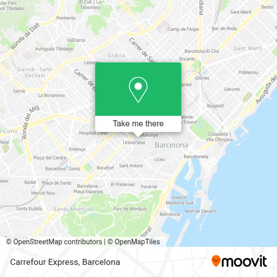 Carrefour Express map