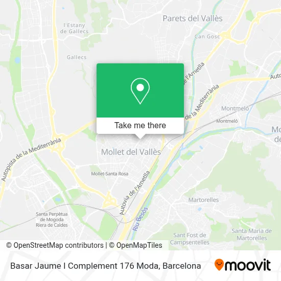 mapa Basar Jaume I Complement 176 Moda