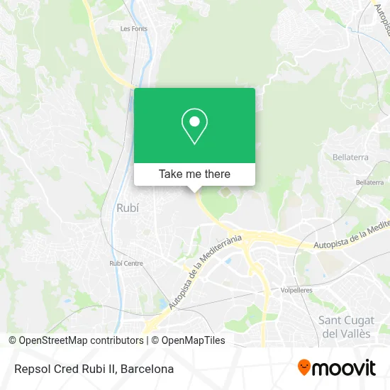 Repsol Cred Rubi II map