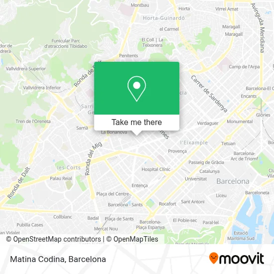 Matina Codina map