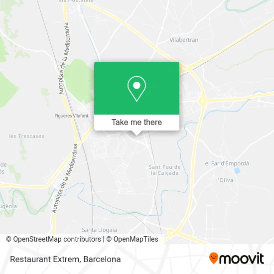 Restaurant Extrem map