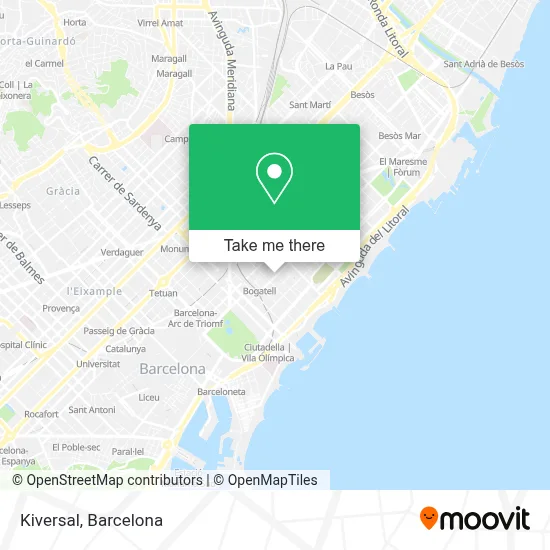 Kiversal map