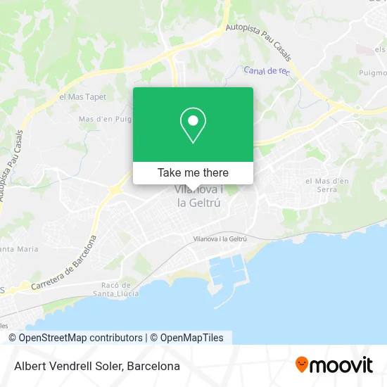 Albert Vendrell Soler map