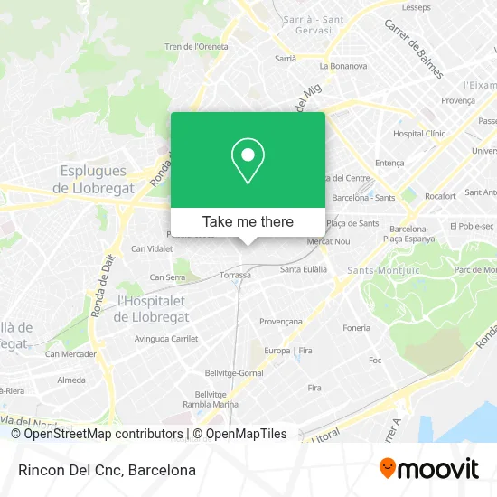Rincon Del Cnc map