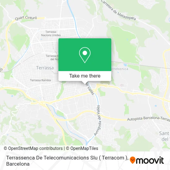 Terrassenca De Telecomunicacions Slu ( Terracom ) map