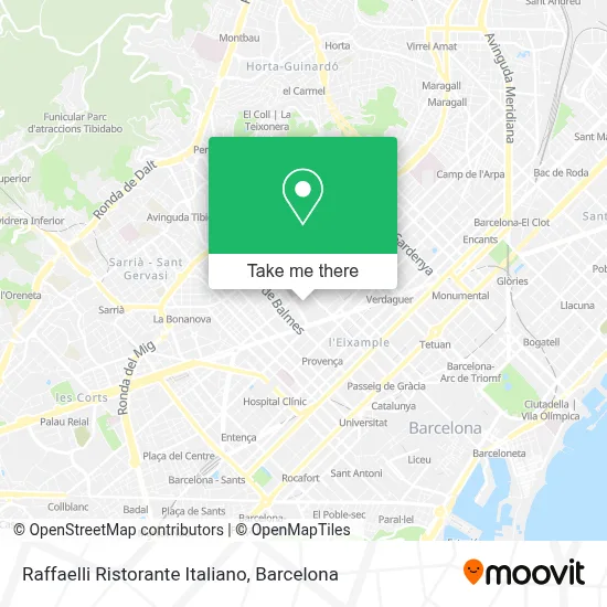 Raffaelli Ristorante Italiano map