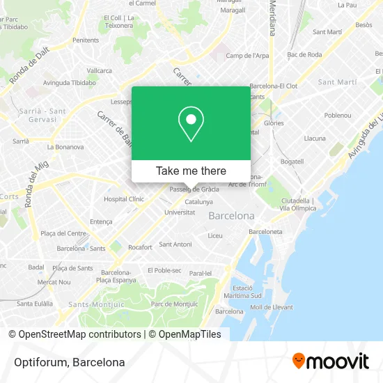 Optiforum map