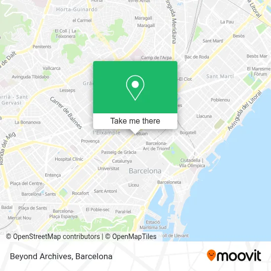 Beyond Archives map