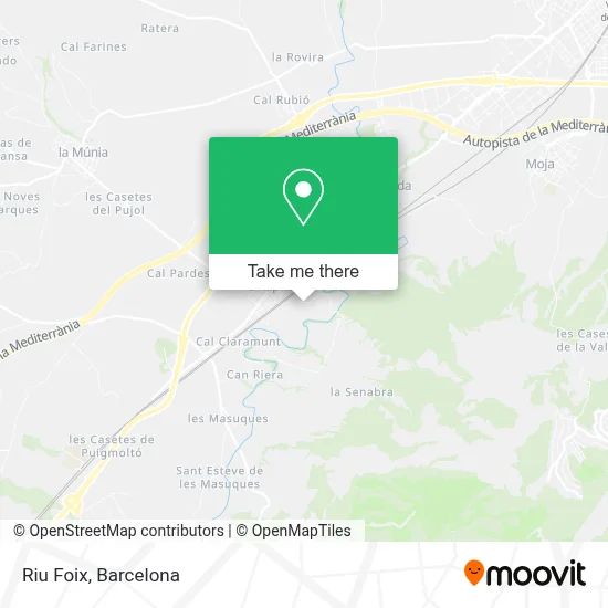Riu Foix map