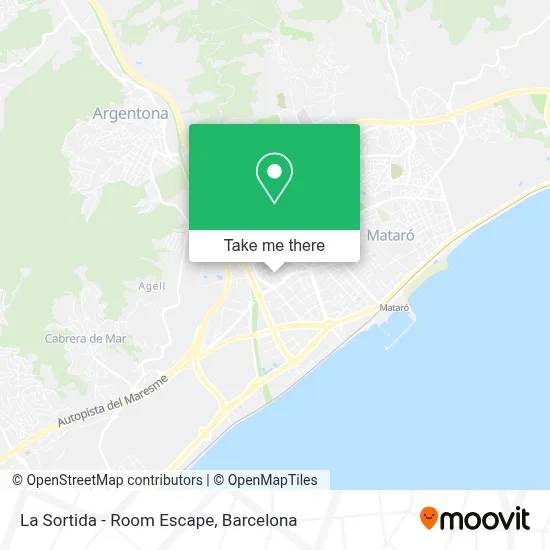 La Sortida - Room Escape map