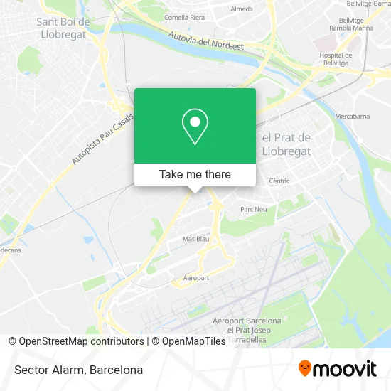 Sector Alarm map