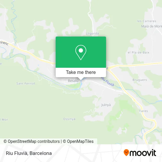 Riu Fluvià map