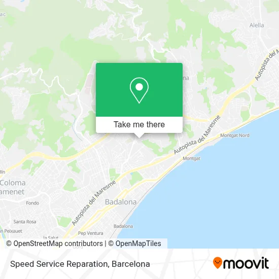 Speed Service Reparation map