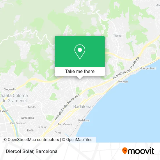 Diercol Solar map