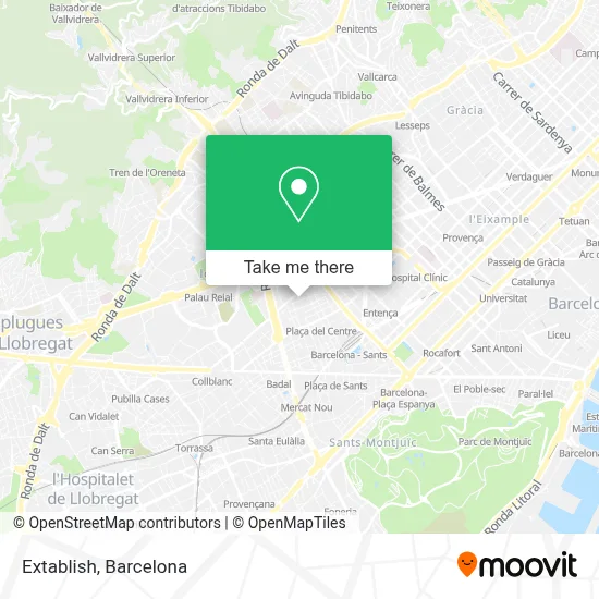 mapa Extablish