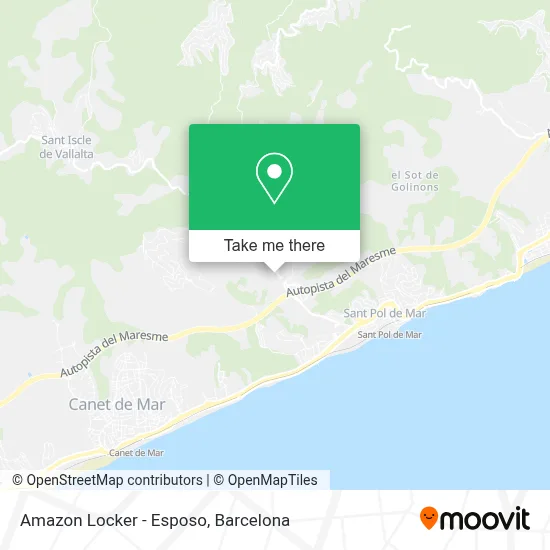 Amazon Locker - Esposo map