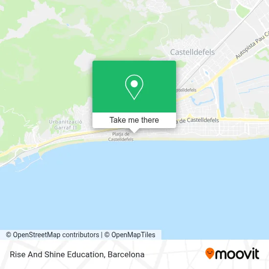 Rise And Shine Education map