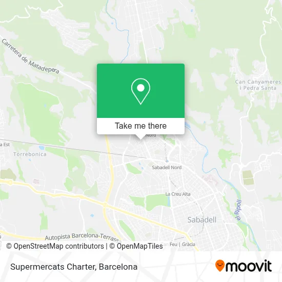 Supermercats Charter map