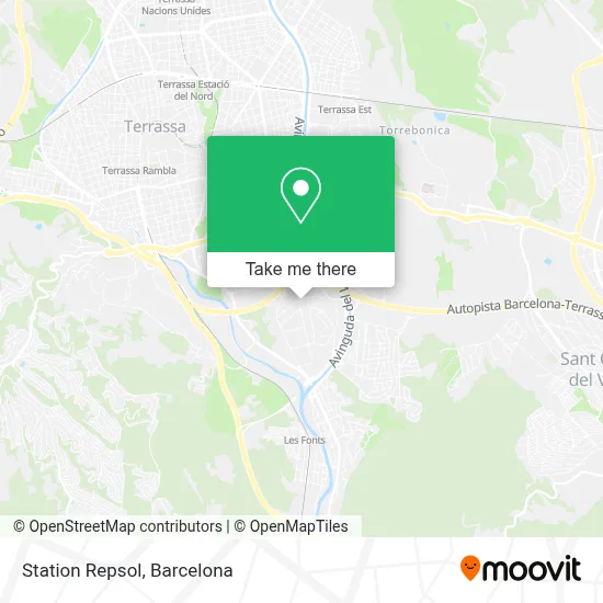 Station Repsol map