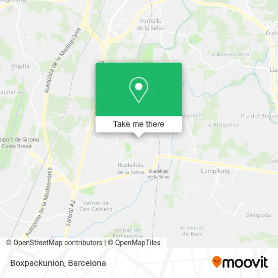 Boxpackunion map