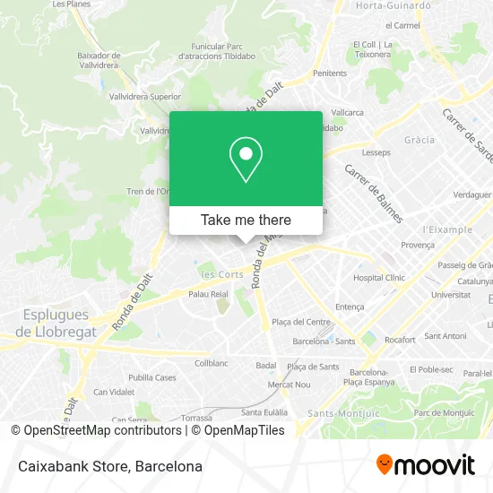 Caixabank Store map